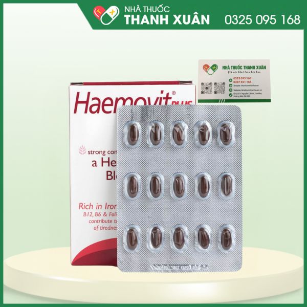 Haemovit Plus - Bổ sung sắt và các vitamin thiết yếu cho quá trình tạo máu